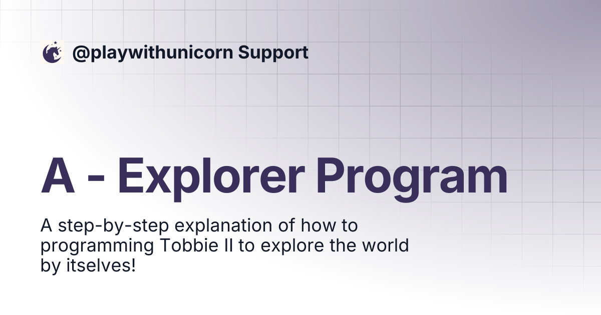 A - Explorer Program | @playwithunicorn Support